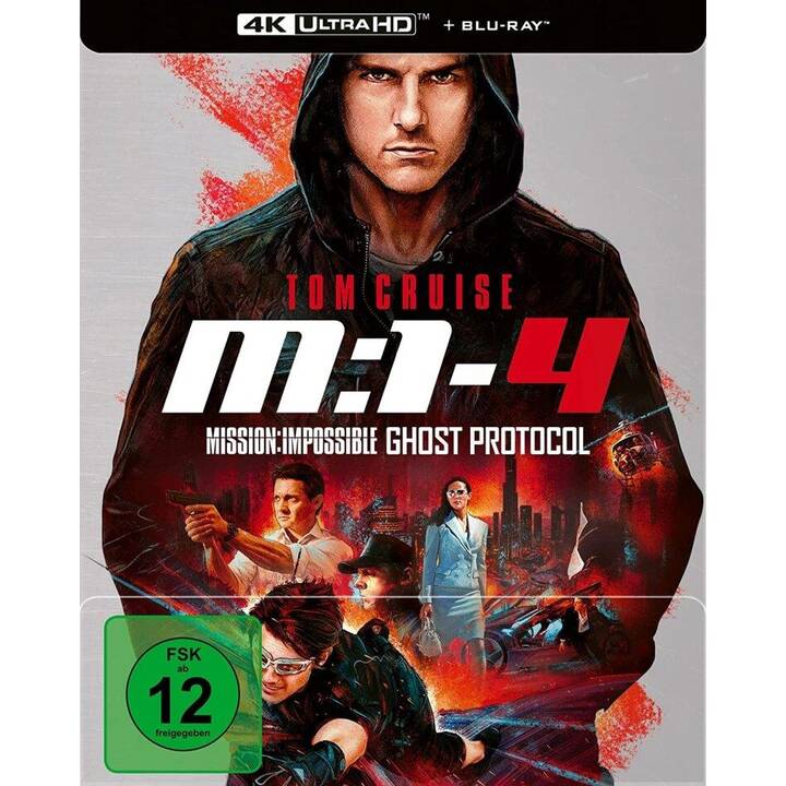Mission: Impossible 4 (2011) - Phantom Protokoll (4K Ultra HD, Steelbook, DE, EN)
