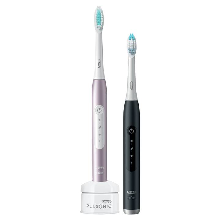 ORAL-B Pulsonic Slim Luxe 4900 Duo (Schwarz, Rosa, Weiss)