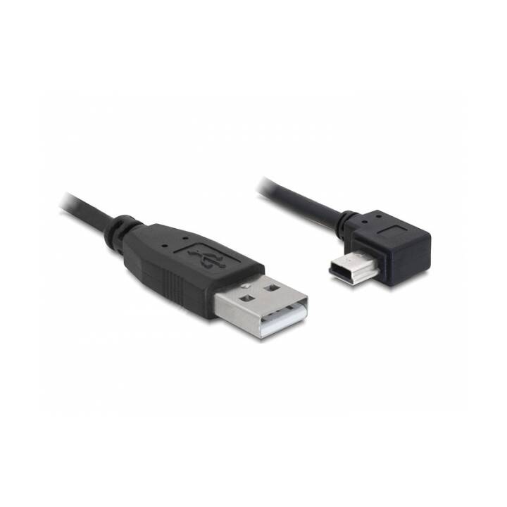 DELOCK USB-Kabel (Mini USB 2.0 Typ-B, USB 2.0 Typ-A, 1 m)