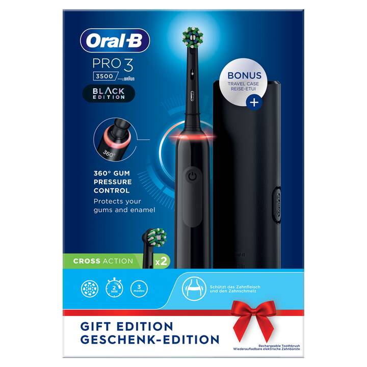 ORAL-B Pro 3 3500 Black Edition (Noir)