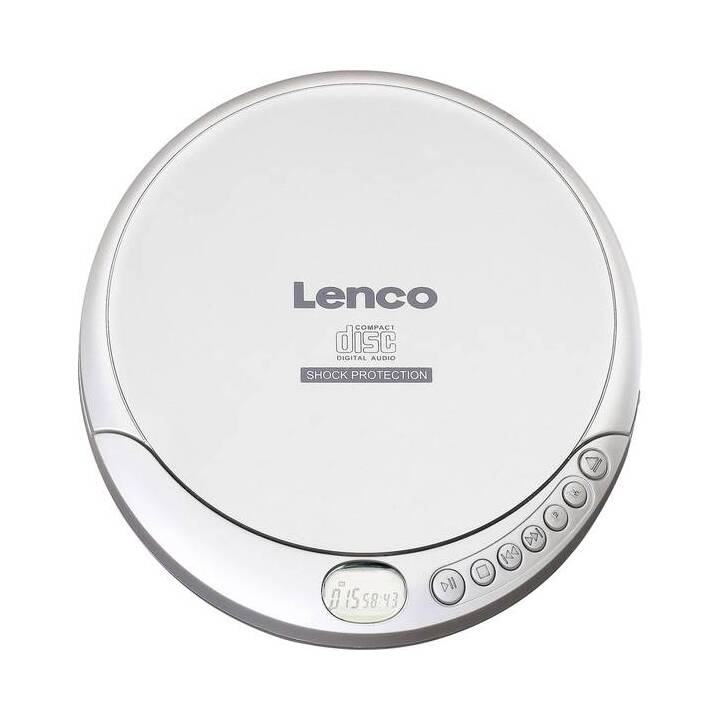 LENCO CD-Player CD-201 (Silber)