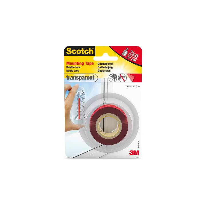 SCOTCH Montageband (19 mm x 1.5 m, 1.0 Stück)