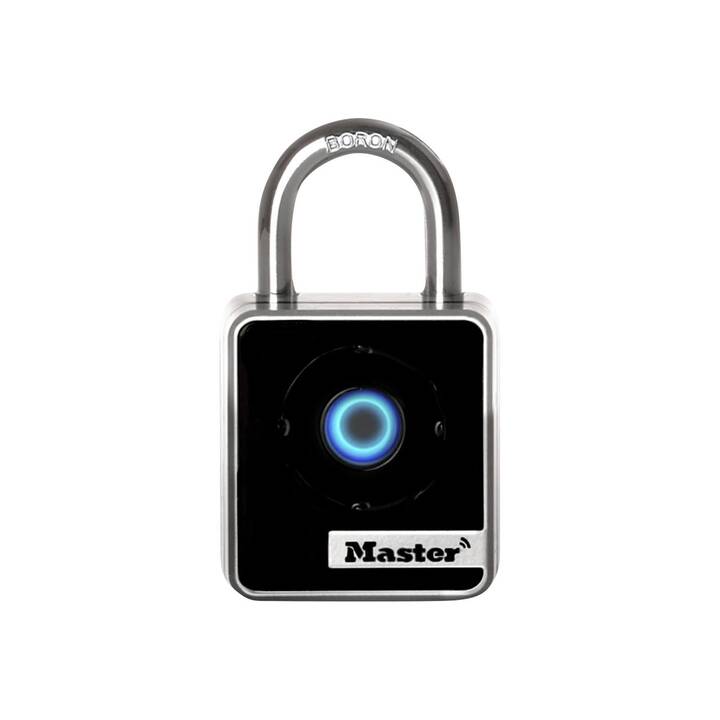 MASTER LOCK Vorhängeschloss Bluetooth Schwarz/Silber