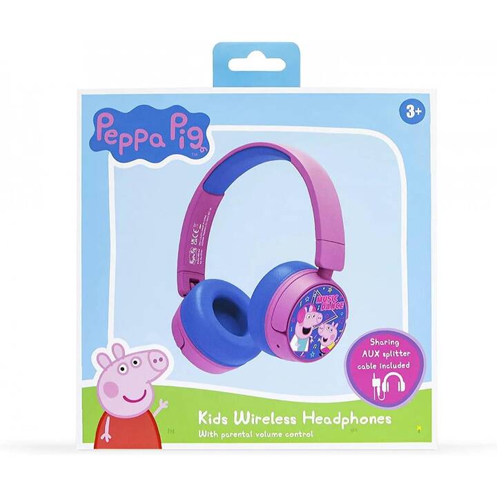 OTL TECHNOLOGIES Peppa Pig Music Dance (Bluetooth 5.1, Bleu, Rose)