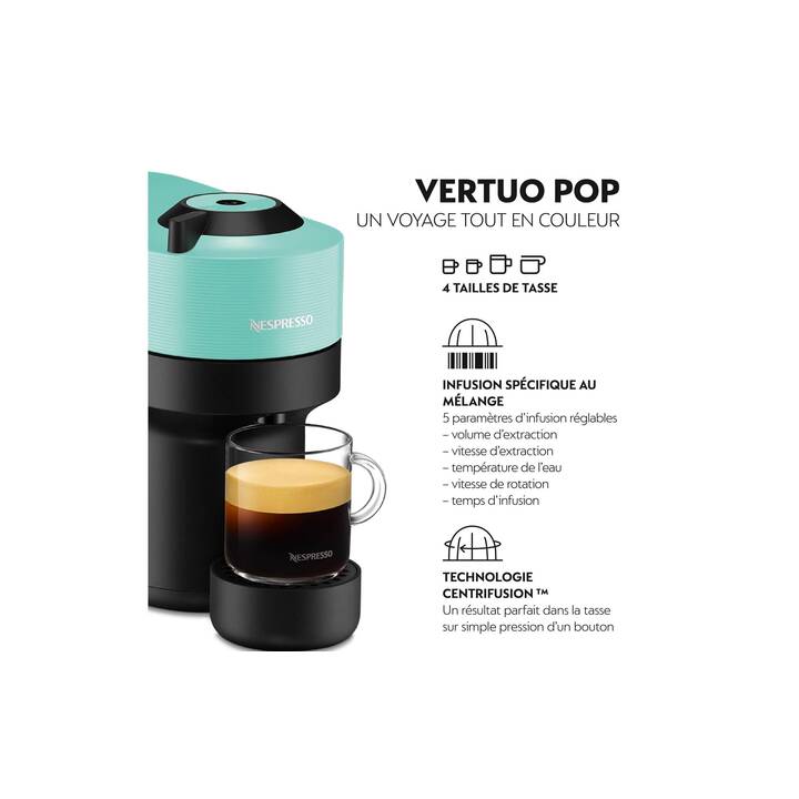 KRUPS Vertuo Pop (Nespresso Vertuo, Mint)
