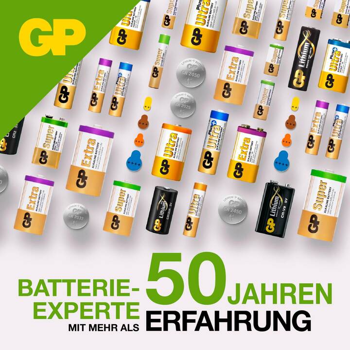 GP High Voltage Batterie (A23 / V23GA / MN21, 5 Stück)