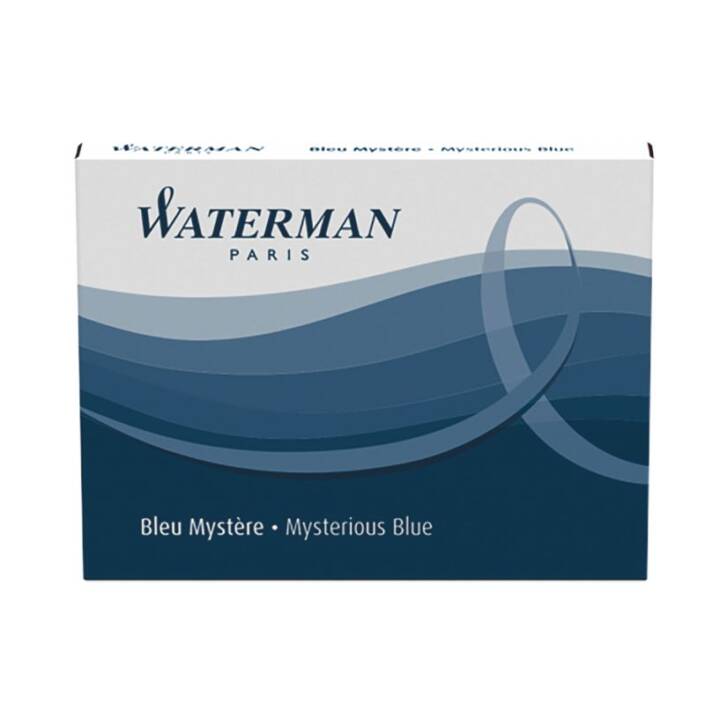 WATERMAN Tintenpatrone (Blau, 8 Stück)