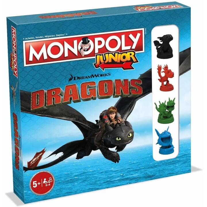 UNIQUE-GAMING PARTNERS Monopoly Junior Dragons (DE)