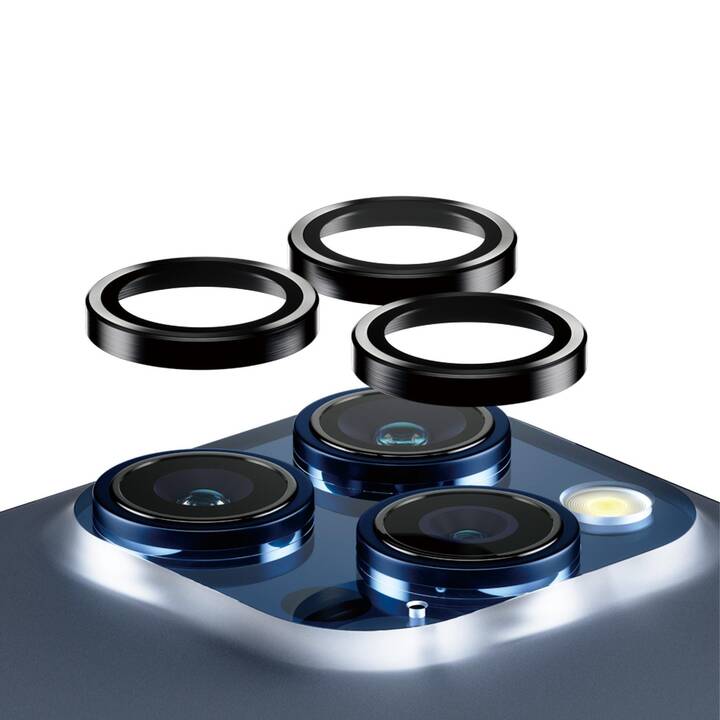 PANZERGLASS Verre de protection de l'appareil photo HOOP (iPhone 15 Pro, iPhone 15 Pro Max, 1 pièce)