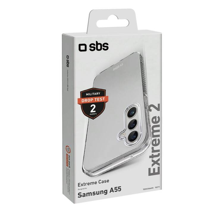 SBS Backcover Extreme X2 (Galaxy A55, transparente)