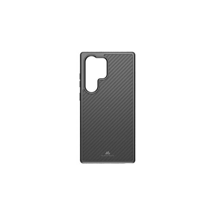 BLACK ROCK Backcover Robust Carbon (Galaxy S23 Ultra, Gris)