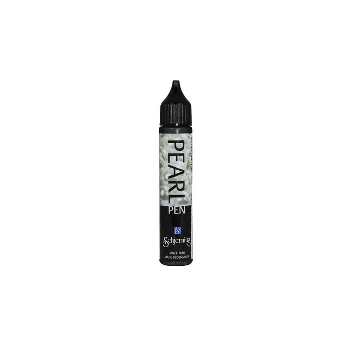 SCHJERNING Textilfarbe Pearl Pen (28 ml, Schwarz)