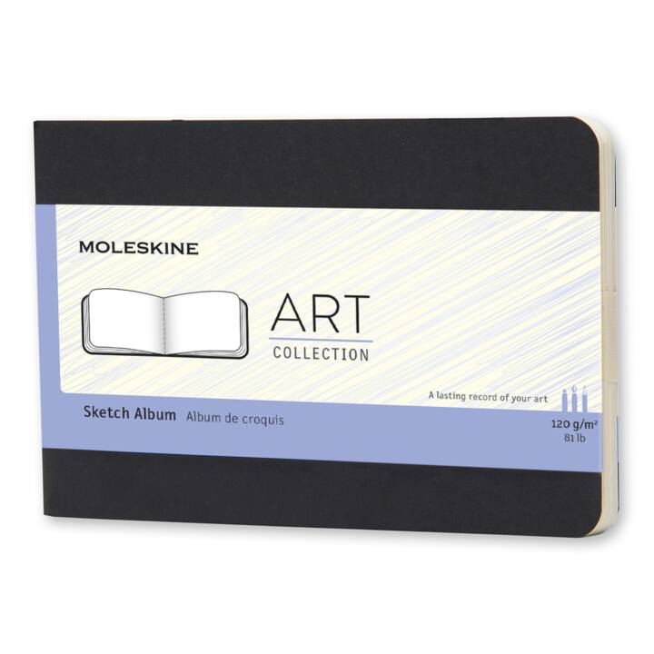 MOLESKINE Album per schizzi Art Plus Pocket (A6, In bianco)