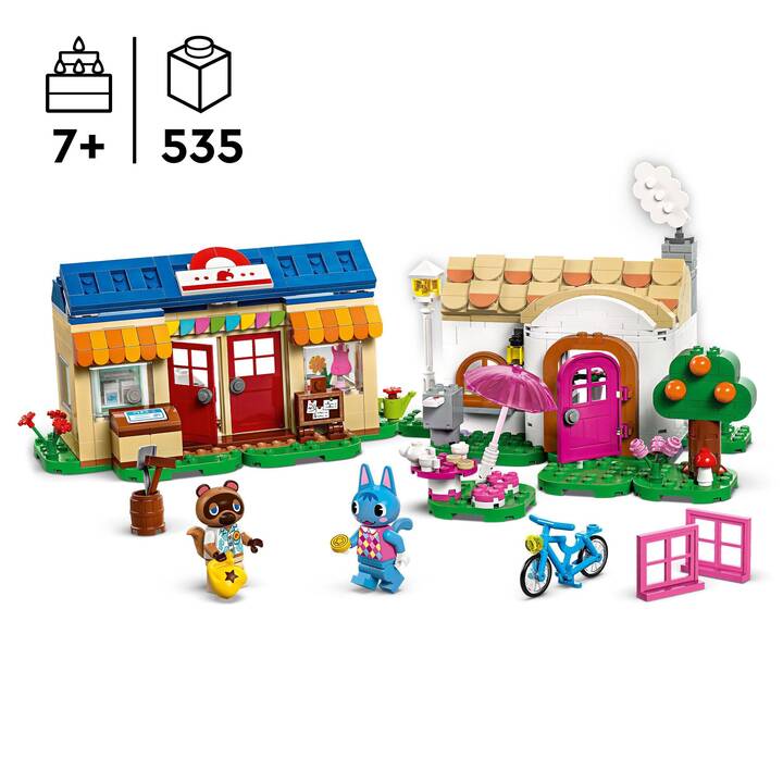 LEGO Animal Crossing Boutique Nook et maison de Rosie (77050)
