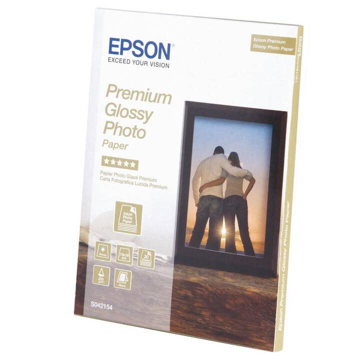 EPSON Premium Glossy Carta fotografica (30 foglio, 130 x 180, 255 g/m2)
