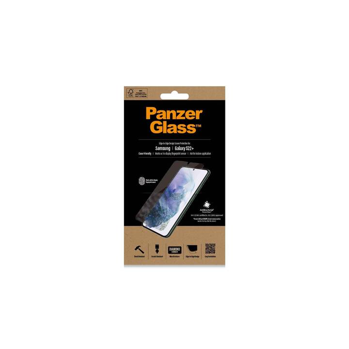 PANZERGLASS Verre de protection d'écran Case Friendly (Clair, Galaxy S22+ 5G)