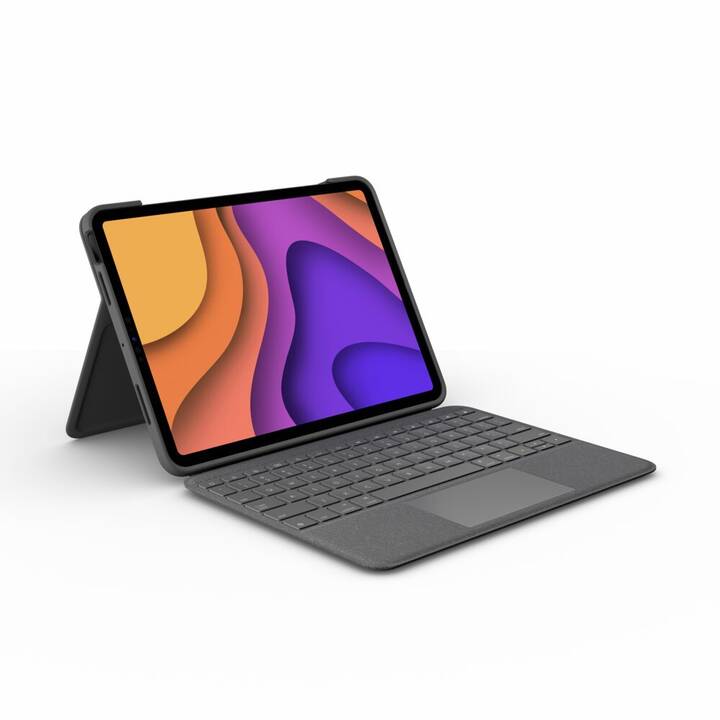 LOGITECH QWERTZ Type Cover / Tablet Tastatur (10.9", Grau)