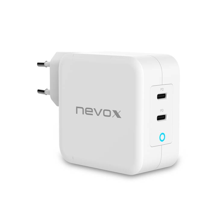 NEVOX Dual Caricabatteria da parete (USB-C)