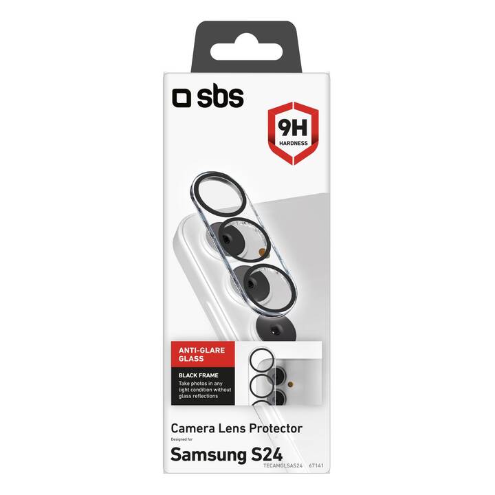 SBS Verre de protection de l'appareil photo (Galaxy S24, 1 pièce)