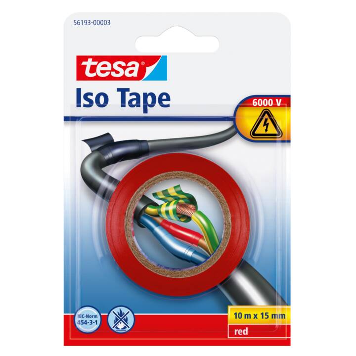 TESA Isolierband Iso Tape (15 mm x 10 m, 1 Stück)
