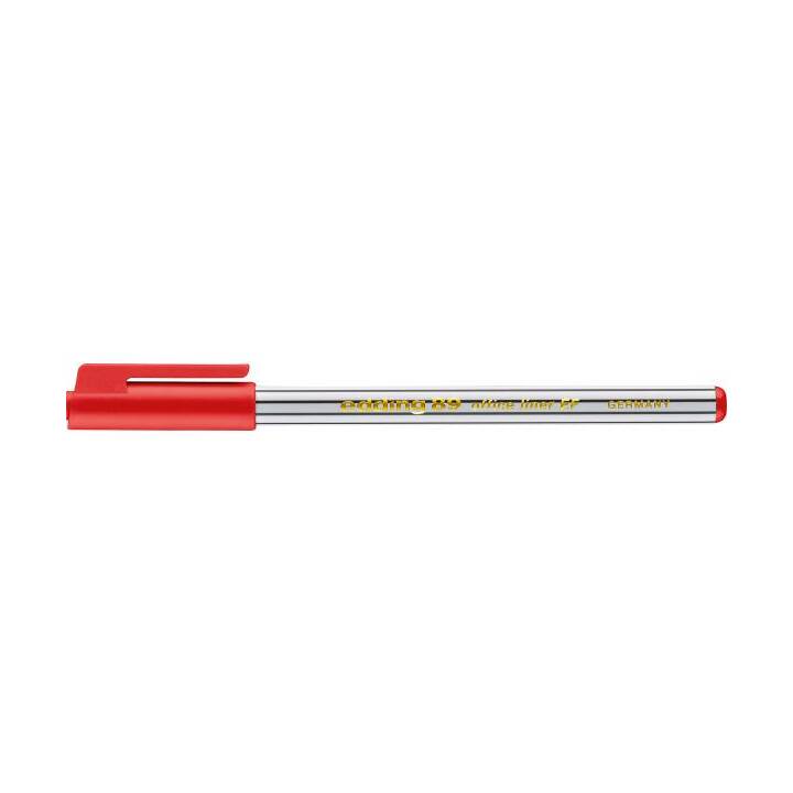 EDDING EF 89 Penna a fibra (Rosso, 1 pezzo)