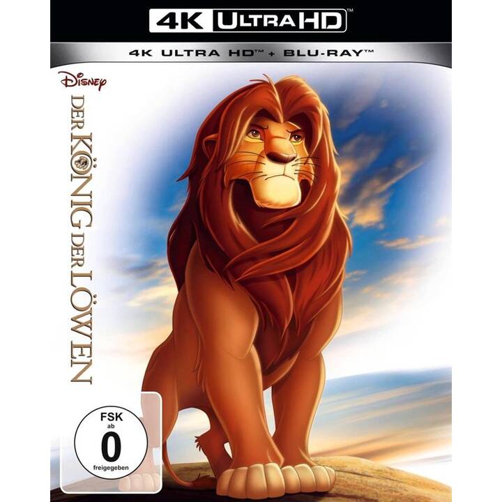 Der König der Löwen (4K Ultra HD, ZH, KO, ES, JA, DE, EN, FR)