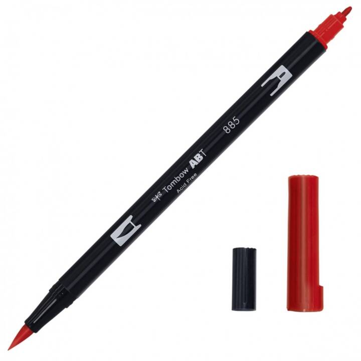TOMBOW ABT 885 Crayon feutre (Warm Red, 1 pièce)