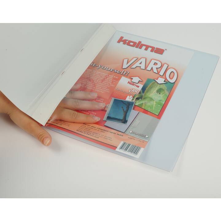 KOLMA RACER Schnellhefter Vario Extra Solid (Transparent, A4, 1 Stück)