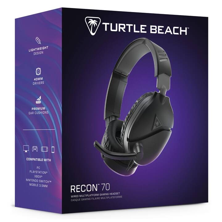 TURTLE BEACH Gaming Headset Beach Recon 70 (Over-Ear)