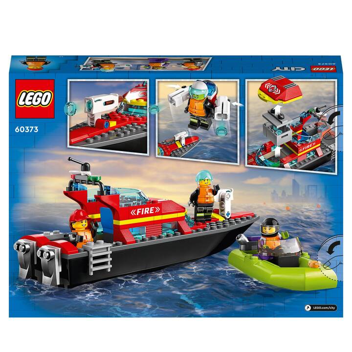 LEGO City Le Bateau de Sauvetage des Pompiers (60373)