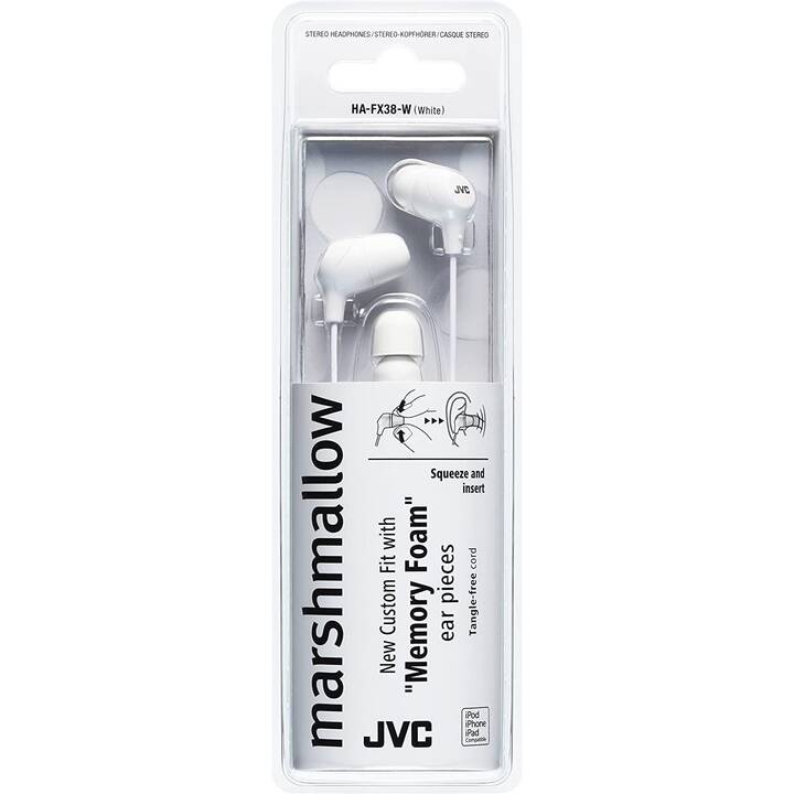 JVC HA-FX38 Marshmallow (Blanc)