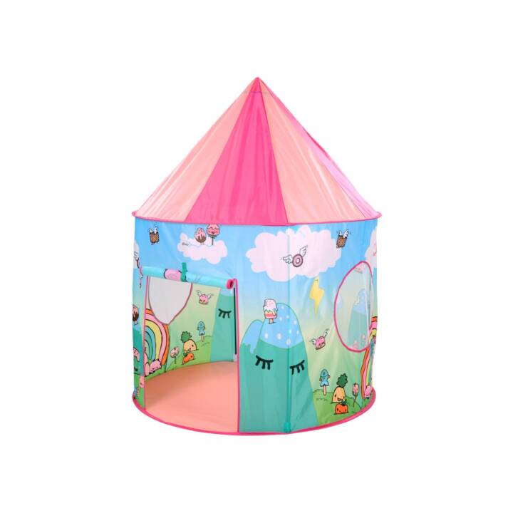 KNORRTOYS Tenda da gioco Theodor & Friends Unicorn (Rosa, Pink, Blu chiaro)