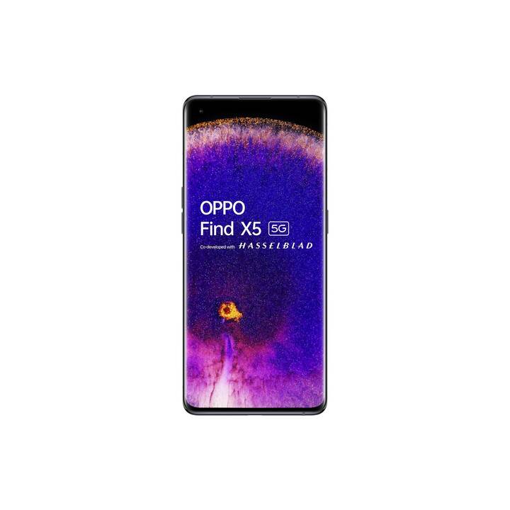 OPPO Find X5 (5G, 256 GB, 6.55", 50 MP, Nero)