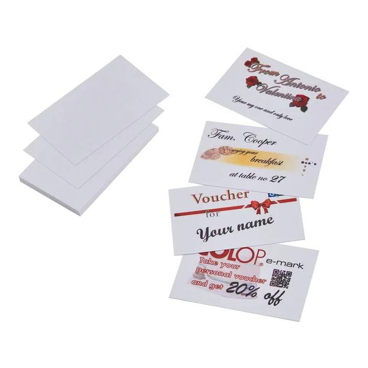 COLOP E-Mark Visitenkarten (0 Blatt, 85 x 54 mm, 300 g/m2)