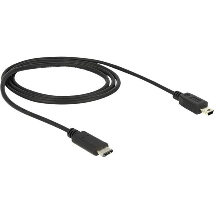 DELOCK 83603 Câble USB (Mini USB 2.0 de type B, USB 2.0 de type C, 1 m)