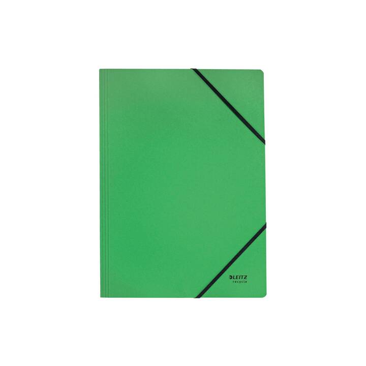 LEITZ Cartellina con elastico (Verde, A4, 1 pezzo)