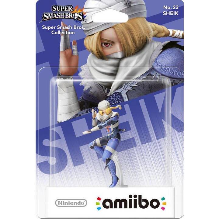 NINTENDO amiibo Super Smash Bros. Sheik Pedine (Nintendo Switch, Multicolore)