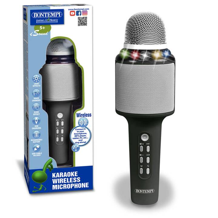 BONTEMPI Microphone karaoké Wireless