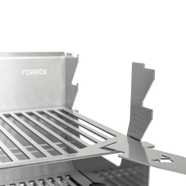 FENNEK 2.0 Holzkohlegrill (Silber, Edelstahl)