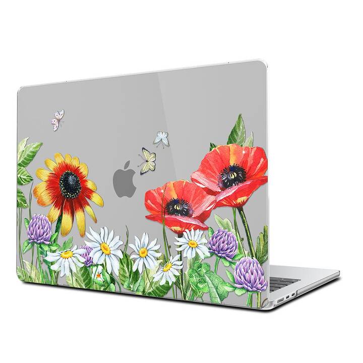 EG Hardcase (MacBook Air 13" M3 2024, Fiore, Rosso)