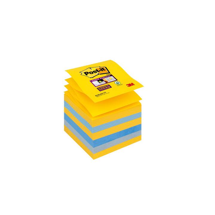 POST-IT Notes autocollantes (6 x 90 feuille, Multicolore)