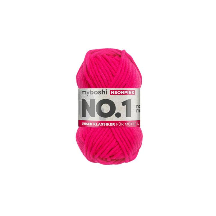 MYBOSHI Wolle Nr.1 (50 g, Pink, Rosa)