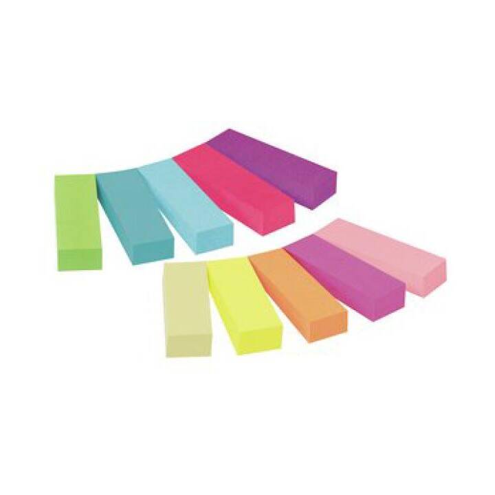 POST-IT Notes autocollantes Page Marker (10 x 50 feuille, Multicolore)