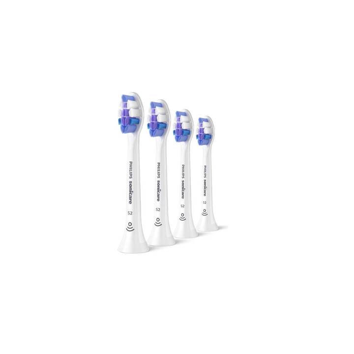 PHILIPS Testa di spazzolino Sonicare Sensitive HX6054/10 (Setole extra morbide, 4 pezzo)