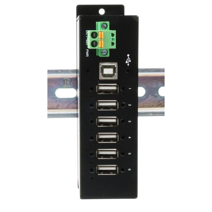 EXSYS EX-1596HMVS (6 Ports, USB Typ-B, USB Typ-A)