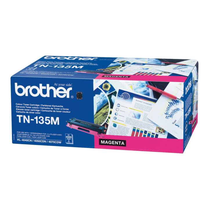 BROTHER TN135M (Cartouche individuelle, Magenta)