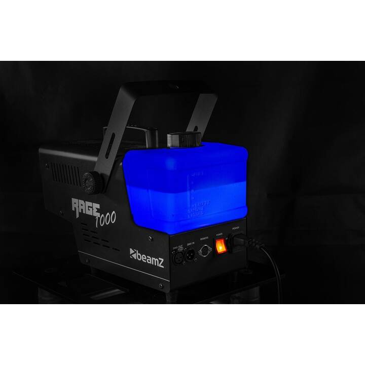 BEAMZ Rage 1000 LED Machine à fumée (2 l, 1000 W, Blanc, Noir)