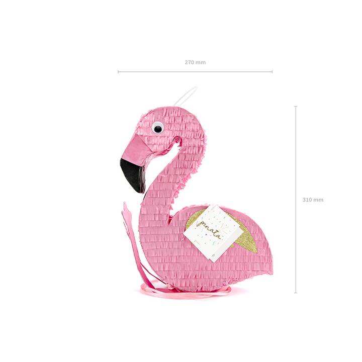 PARTYDECO Piñata Flamingo (1 Stück)