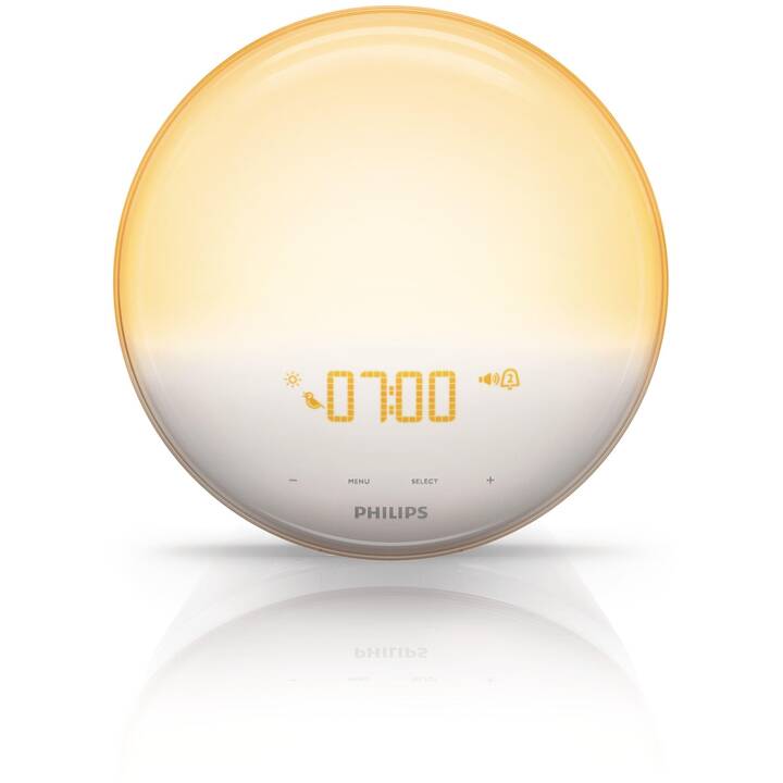 PHILIPS Réveil de luminothérapie SmartSleep HF3521/01 (Blanc)