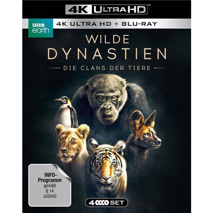 Wilde Dynastien - Die Clans der Tiere (4K Ultra HD, DE, EN)